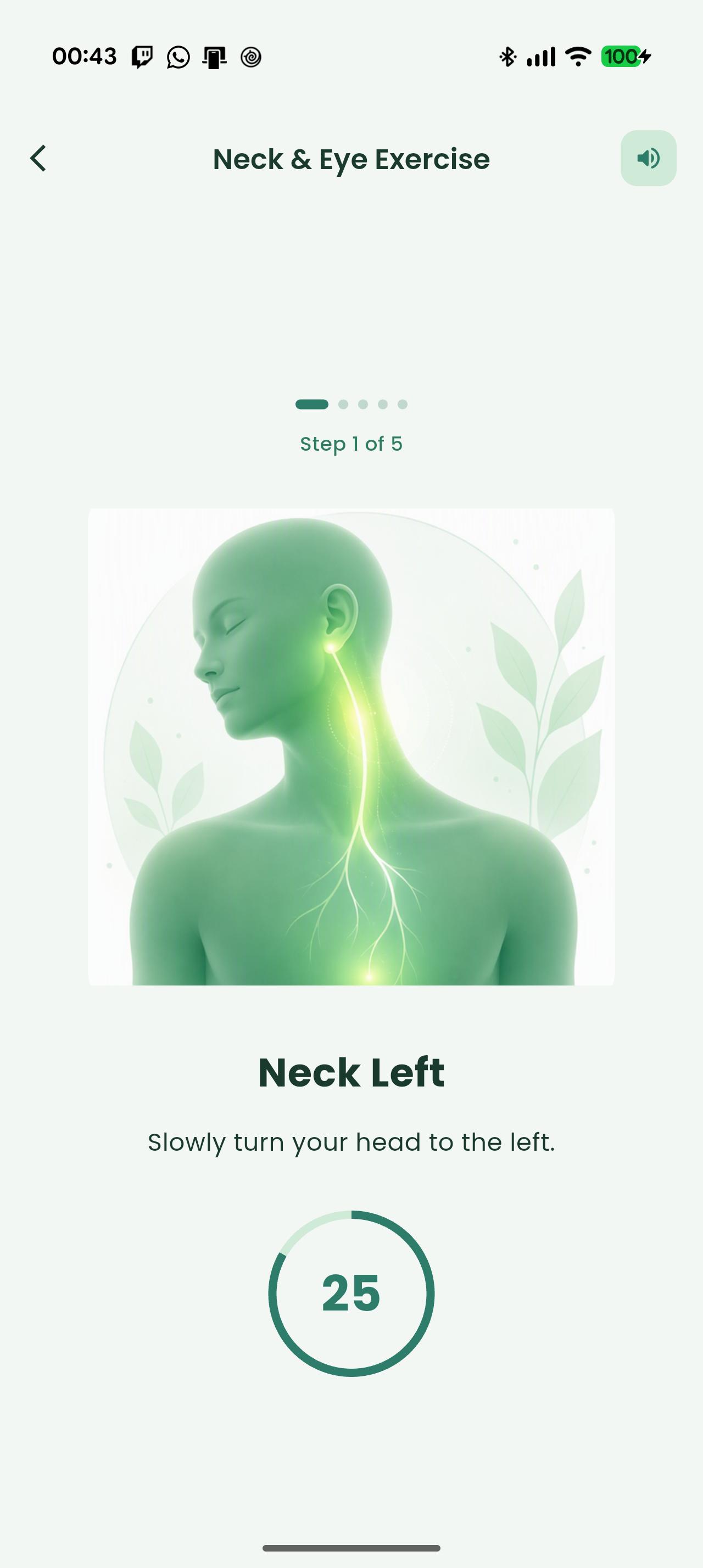 Vagus Nerve Reset exercise in Relexa